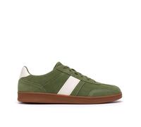 Clarks Seco Speed Green Suede Trainers,lace Up Green