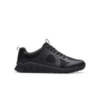 Clarks Selva Edge Lace Black Kids Boys Trainers 8216-56F in a Plain Synthetic in Size 3
