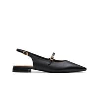 Clarks Sensa 15 Shine Black Interest Ballet Pumps Black