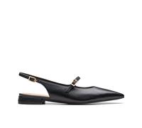 Clarks Sensa 15 Shine Leather Shoes in Black Size 4