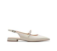 Clarks Sensa15 Shine Leather Shoes in Ivory Standard Fit Size 4