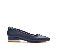 Clarks Seren 30 Court Leather Shoes in Navy Size 4