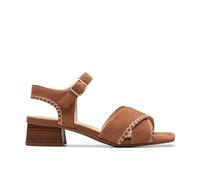 Clarks Serina 35 Cross Womens Sandals 6 UK Tan Suede