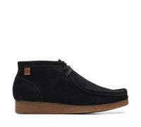 Clarks Shacre Wallabee Boot, mens Chukka, Black (Black Suede), 11 UK (46 EU)