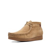 Clarks Shacre Wallabee Boot, mens Chukka, Dark Sand Suede, 8.5 UK (42.5 EU)