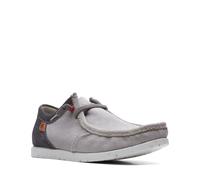 Clarks ShacreLite Moc Mens Gray Wide Oxfords & Lace Ups Casual Shoes