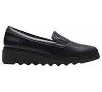 Clarks Sharon Pace Womens Navy Leather, 6