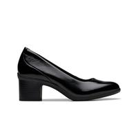 Clarks Shaya Poppy Womens Black Pat, 3
