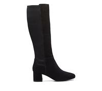 CLARKS Sheer55 Hi Suede Boots In Black