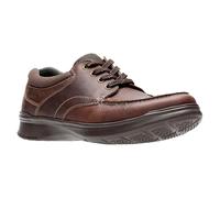 Clarks Cotrell Edge Brown leather Mens comfort shoes 1980-37G in a Plain Leather in Size 11