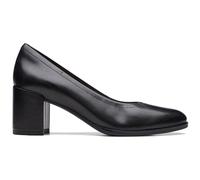 Clarks Shoes Freva55 Court Wide Heel Shoes