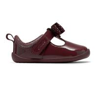 Clarks Shoes Roamer Trim Toddler Extra Wide Shoes Brown,Purple EU 18 Kids