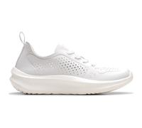 Clarks Ladies Clarks Cloudsteppers Platform Trainers - Solevana Tie - Off White - UK 4
