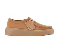 Clarks Men's Torview Dark Sand Suede Lace Up in Beige | Size: 7-Standard Fit Clarks Beige 7-Standard Fit