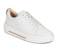 Clarks Women's Hollyhock Walk Sneaker, Black Leather, 4 UK