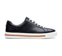 Clarks Womens Un Maui Lace Black Leather Trainers Leather Sports