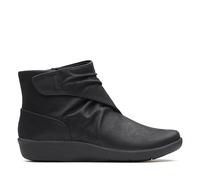 Clarks Women's Sillian Tana Black Synthetic Ankle Boots | Size: 3/Wide Fit
