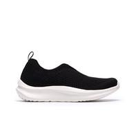Clarks Solevana Knit Black Slip Ons Black 6-Standard Fit