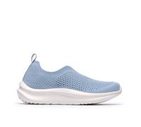 Clarks Solevana Knit Light Blue Slip Ons Blue 5-Standard Fit
