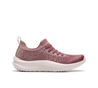Clarks Solevana Lace Merlot Combination Trainers In Red Red 6-Standard Fit