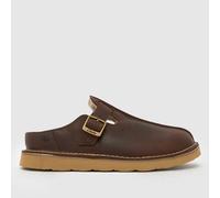 Clarks Solsbury Lined Mule Sandals in Brown UK 10 (EU 44)