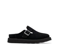Clarks Solsbury Mule Black Suede Mules,slip Ons Black