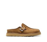 Solsbury Mule Closed Mules in Suede Brown