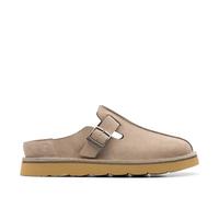Clarks Solsbury Mule Mens Grey Suede, 10.5