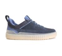 Clarks Somerset Lace Suede Leather Men's Comfort Trainers - Navy - Size:UK 11