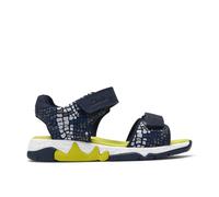 Clarks Spiney Roar Kid Blue Combination Flat Sandals, Two Part Sandals | Size: 1-Wide Fit Clarks Blue 1-Wide Fit