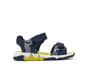 Clarks Spiney Roar Kid Blue Combination Flat Sandals, Two Part Sandals | Size: 9-Standard Fit Clarks Blue 9-Standard Fit