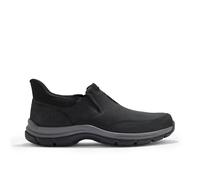 Clarks Men's Spypath Step Black Nubuck Slip Ons, Walking | Size: 7.5-Standard Fit Clarks Black 7.5-Standard Fit