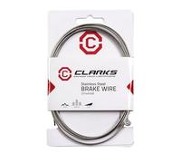 Clarks Stainless Steel Brake Wire - 2m Universal Stainless Steel Brake Cable for Front and Rear Brakes for Mountain Bikes (MTB), Hybrid and Road Bikes
