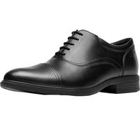 Clarks Steadwell Men's Oxford Dress Shoe, black leather, 9 UK