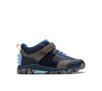 Clarks Steggy 2 Glow Kid Navy Combination Riptape, High Tops, Trainers in Blue | Size: 11.5-Wide Fit Clarks Blue 11.5-Wide Fit