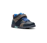 Clarks Steggy 2 Glow T Navy Leather Kids Toddler Boys Boots 7901-96F