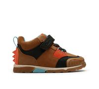 Clarks Steggy 2 Glow Toddler Tan Ankle Boots, Trainers, High Tops, Riptape in Brown | Size: 6-Standard Fit Clarks Brown 6-Standard Fit