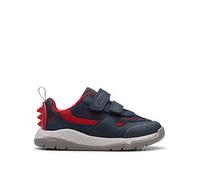 Clarks Steggy Tail T Navy Leather Kids Boys Toddler Shoes 7675-06F in a Plain Leather in Size 6