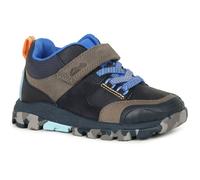 Clarks Steggy 2 Glow K Navy Leather Kids Toddler Boys Boots 7901-76F in a Plain Leather in Size 7.5