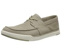 Clarks Men's Step Isle Base Low-Top Sneakers, Beige (Sand Canvas Sand Canvas), 7.5 UK