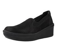Clarks Step Rose Moon Womens Wedges Black 4 UK
