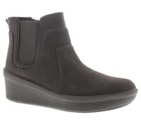 Clarks Step Rose Sun Womens Ankle Boots Black, 6