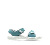 Clarks Surfing Tide Girls First Sandals 4.5 F Teal