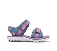 Clarks SurfingTide T. Denim Flat Sandals in Blue | Size: 5.5-Standard Fit Clarks Blue 5.5-Standard Fit