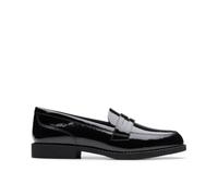 Clarks Tapa Edge Y. Childrens Black Pat, 3.5