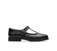 Clarks Tapa Hope Y. Childrens Black Leather, 7