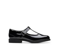 Clarks Tapa Hope Y. Childrens Black Pat, 5
