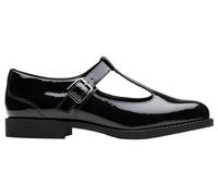 Clarks Tapa Hope Y. Childrens Black Pat, 7
