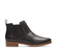 Clarks Taylor Shine Black Leather Chelsea Boots Black