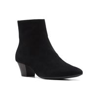 Clarks Women's Teresa Fashion Boot, Black Suede, 5.5 UK